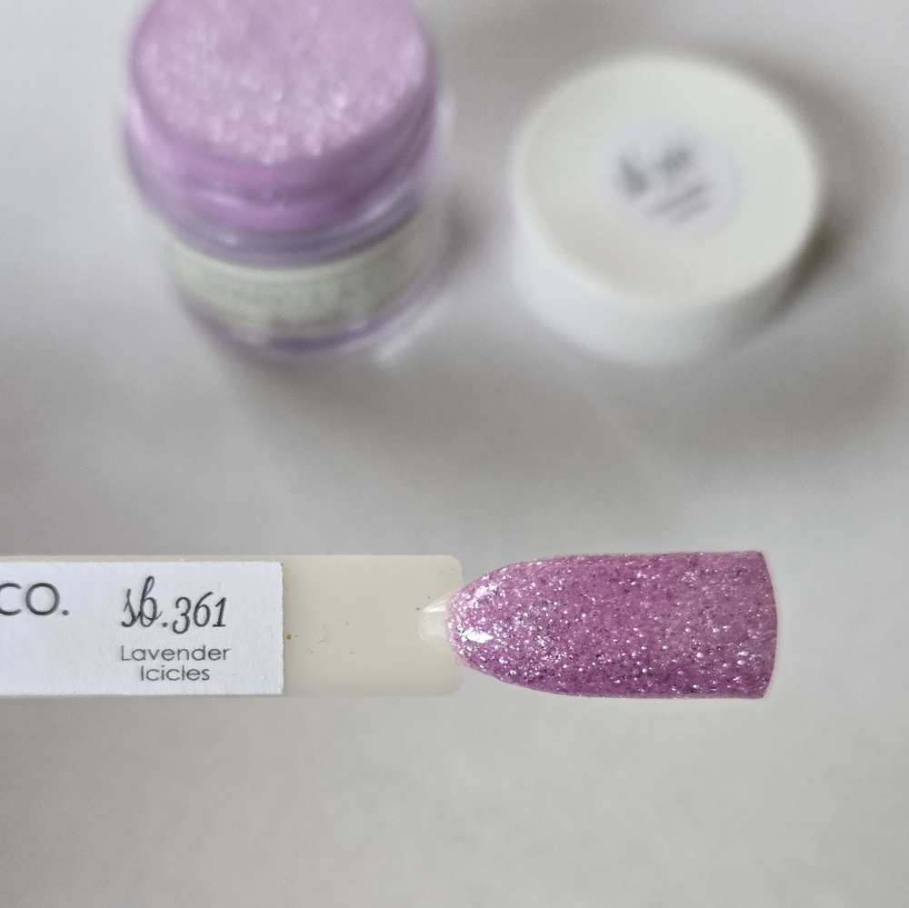 Sparkle & Co Sb. 361 Lavender Icicles Mini Dip Powder